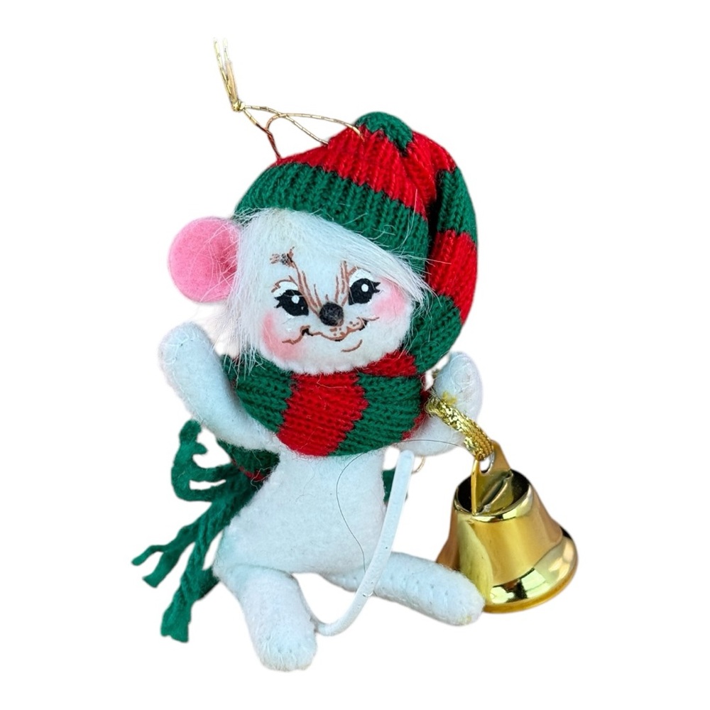 Annalee Christmas Mouse Ornament with Bell Annalee Jingle Bell Mouse Ornament